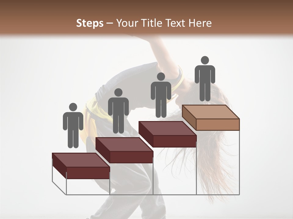 Balance Exercise Female PowerPoint Template