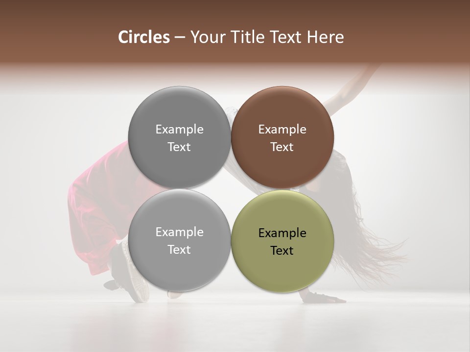 Motion Dancer Female PowerPoint Template