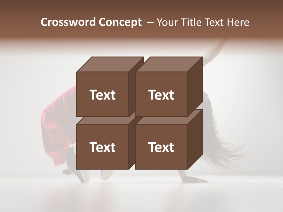 Motion Dancer Female PowerPoint Template