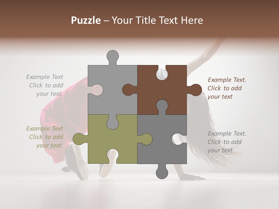 Motion Dancer Female PowerPoint Template