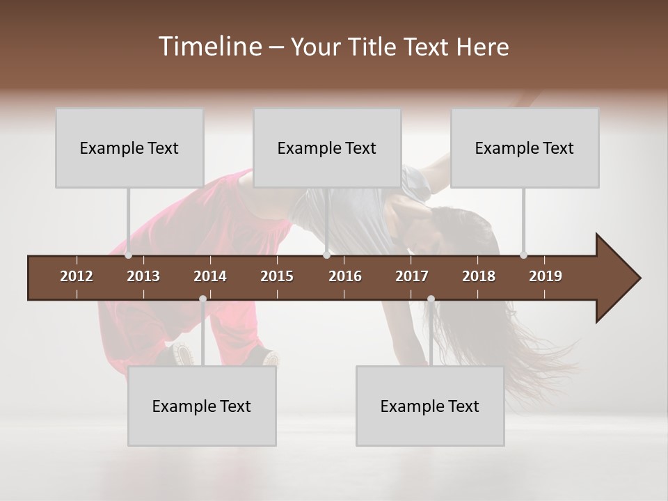 Motion Dancer Female PowerPoint Template