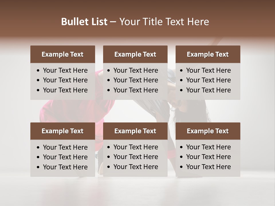 Motion Dancer Female PowerPoint Template