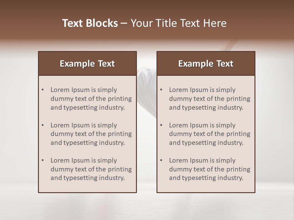 Motion Dancer Female PowerPoint Template