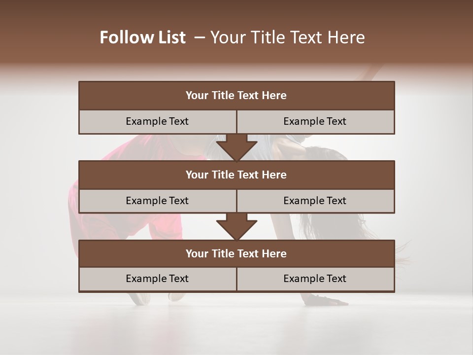 Motion Dancer Female PowerPoint Template