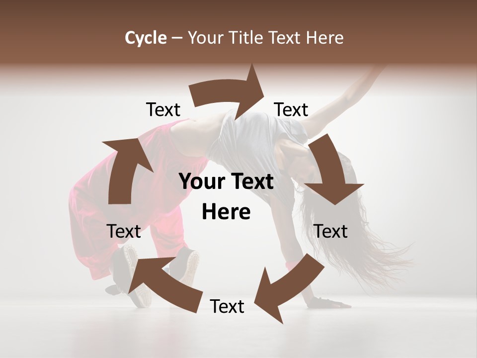 Motion Dancer Female PowerPoint Template