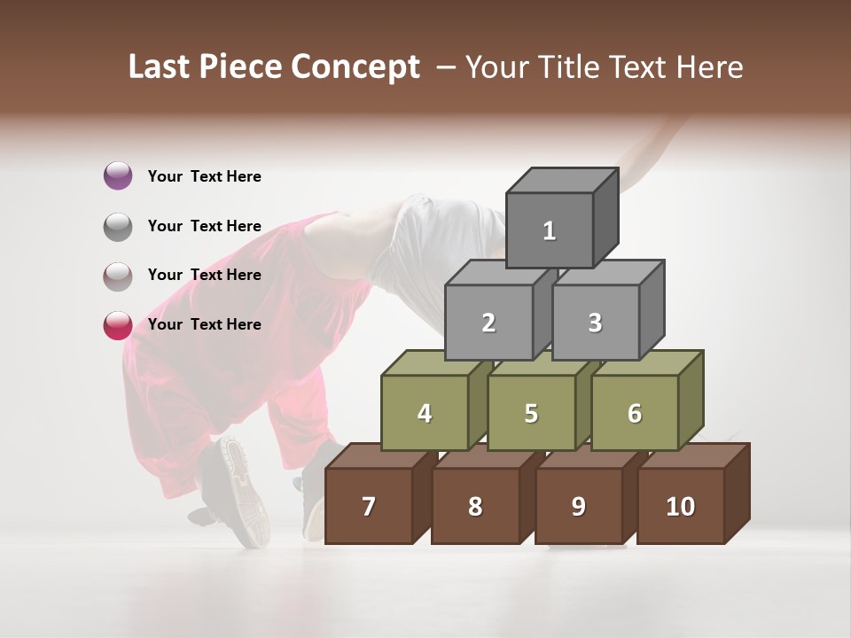 Motion Dancer Female PowerPoint Template