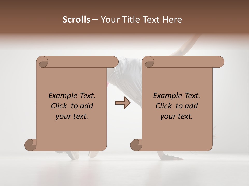Motion Dancer Female PowerPoint Template