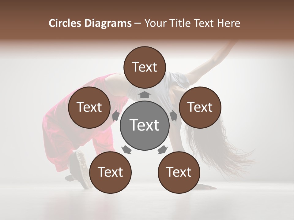 Motion Dancer Female PowerPoint Template