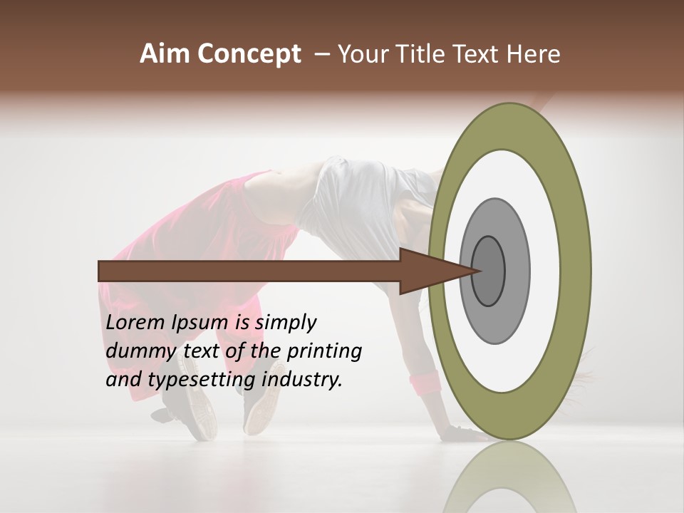 Motion Dancer Female PowerPoint Template