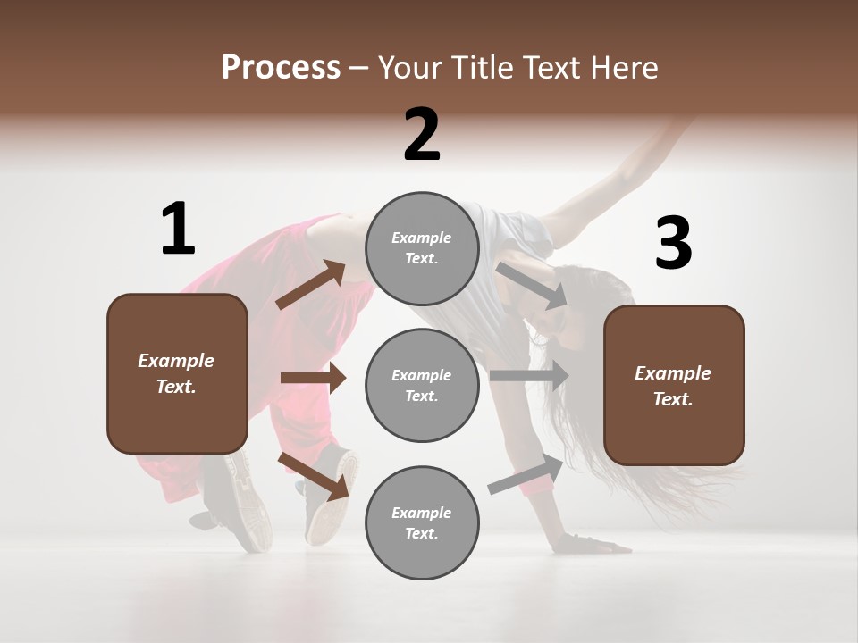 Motion Dancer Female PowerPoint Template