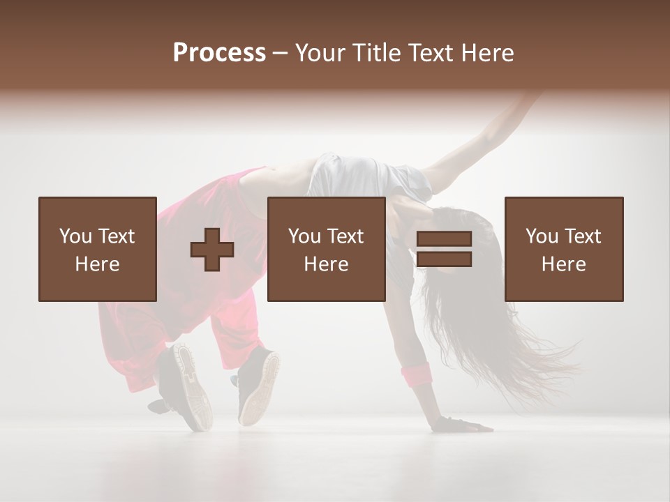 Motion Dancer Female PowerPoint Template