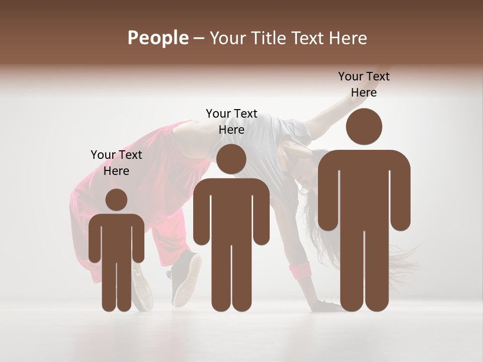 Motion Dancer Female PowerPoint Template