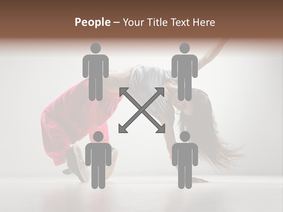 Motion Dancer Female PowerPoint Template