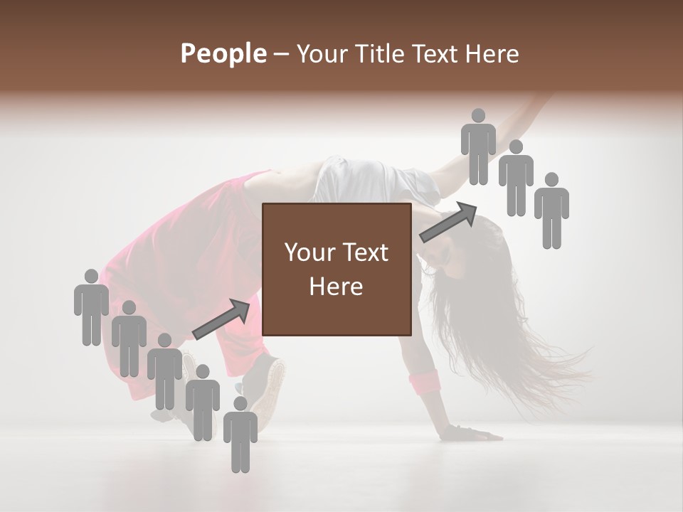 Motion Dancer Female PowerPoint Template