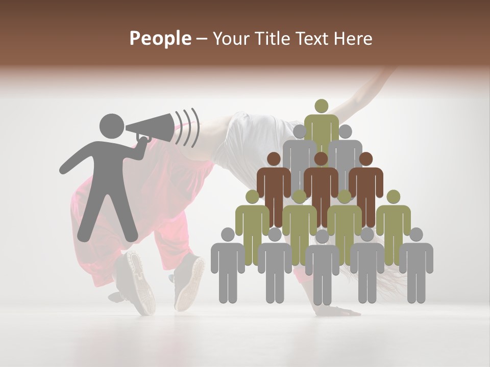 Motion Dancer Female PowerPoint Template