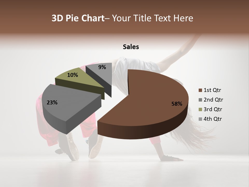 Motion Dancer Female PowerPoint Template