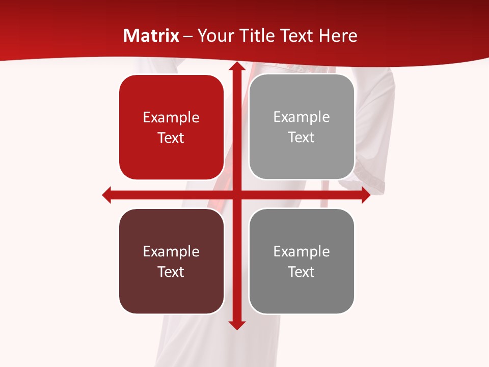 Smile Brunette Ornament PowerPoint Template