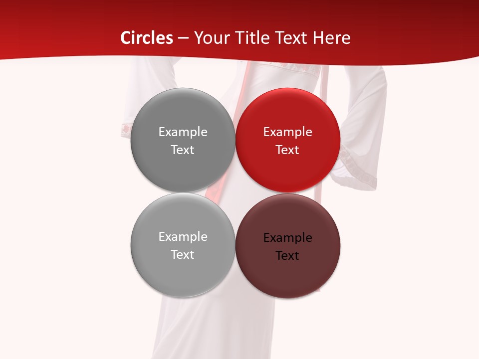 Smile Brunette Ornament PowerPoint Template