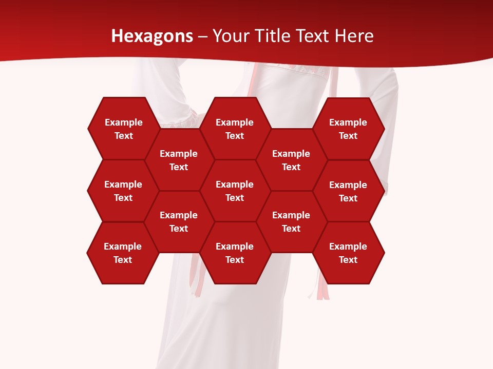 Smile Brunette Ornament PowerPoint Template