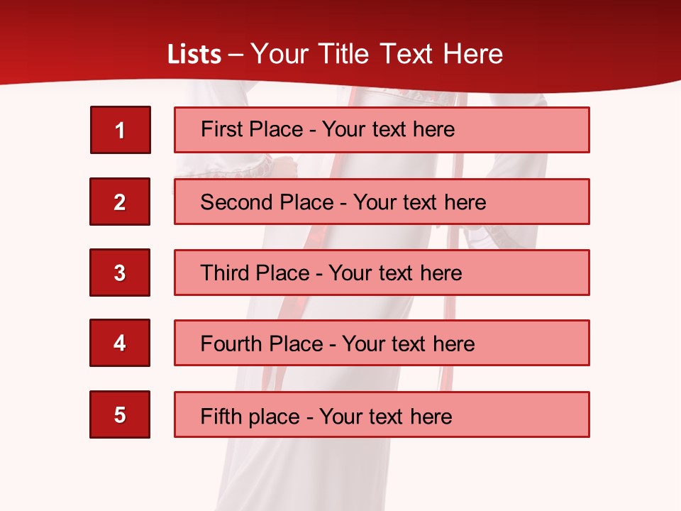 Smile Brunette Ornament PowerPoint Template