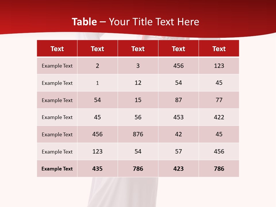 Smile Brunette Ornament PowerPoint Template