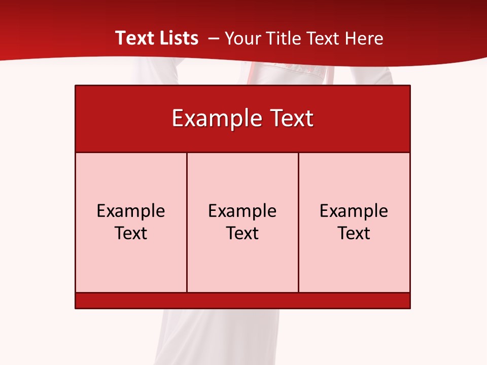 Smile Brunette Ornament PowerPoint Template