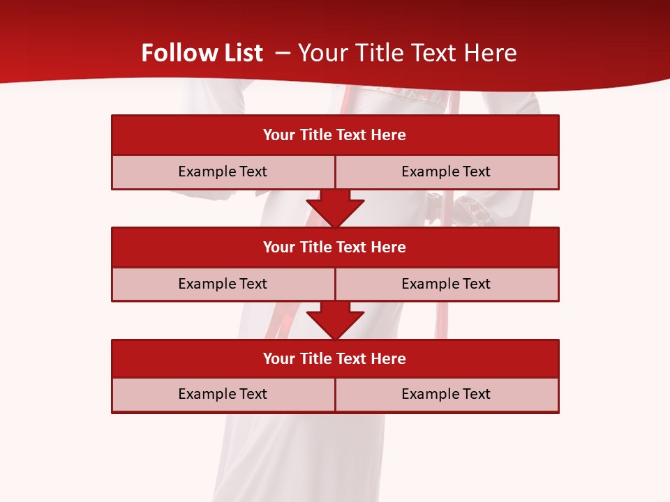 Smile Brunette Ornament PowerPoint Template