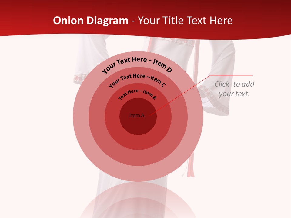 Smile Brunette Ornament PowerPoint Template