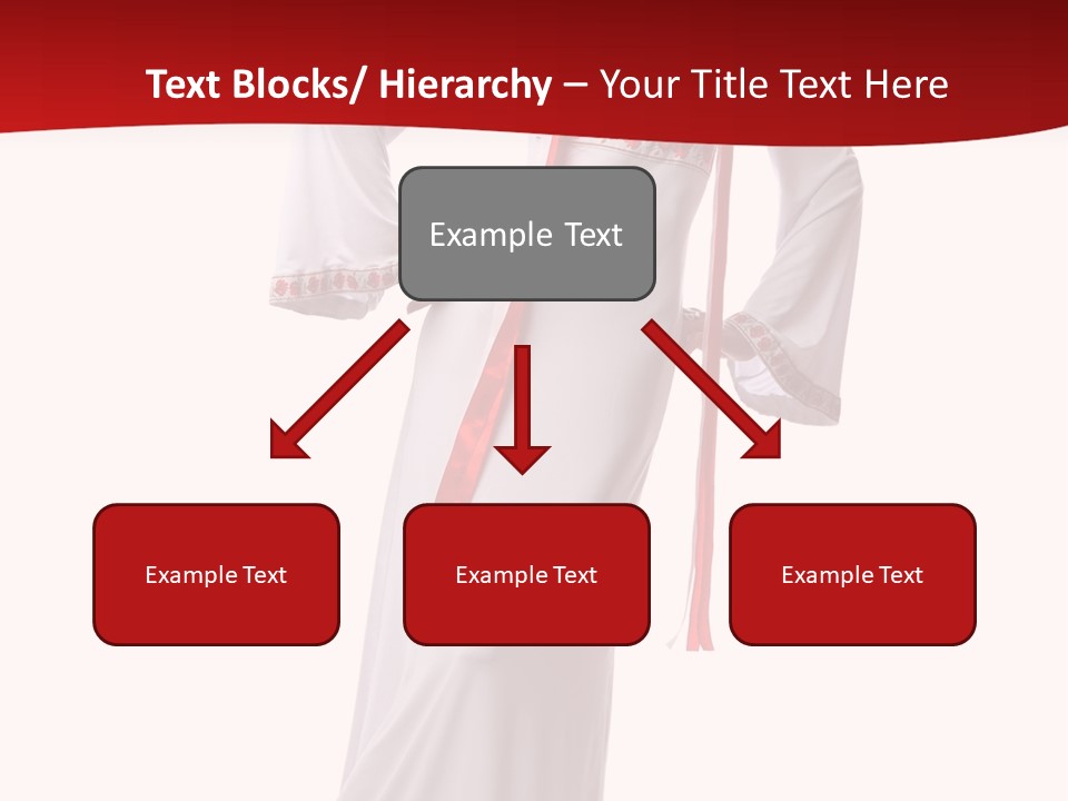 Smile Brunette Ornament PowerPoint Template