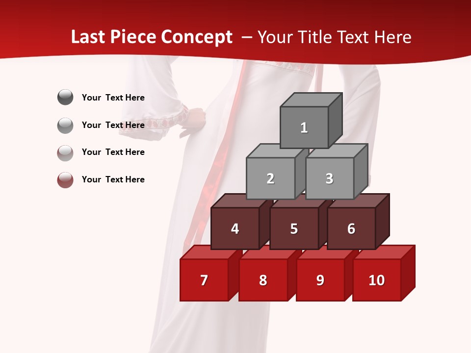 Smile Brunette Ornament PowerPoint Template