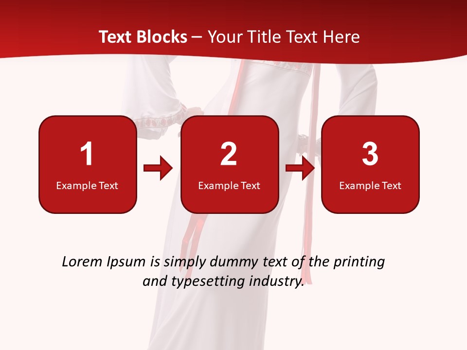 Smile Brunette Ornament PowerPoint Template