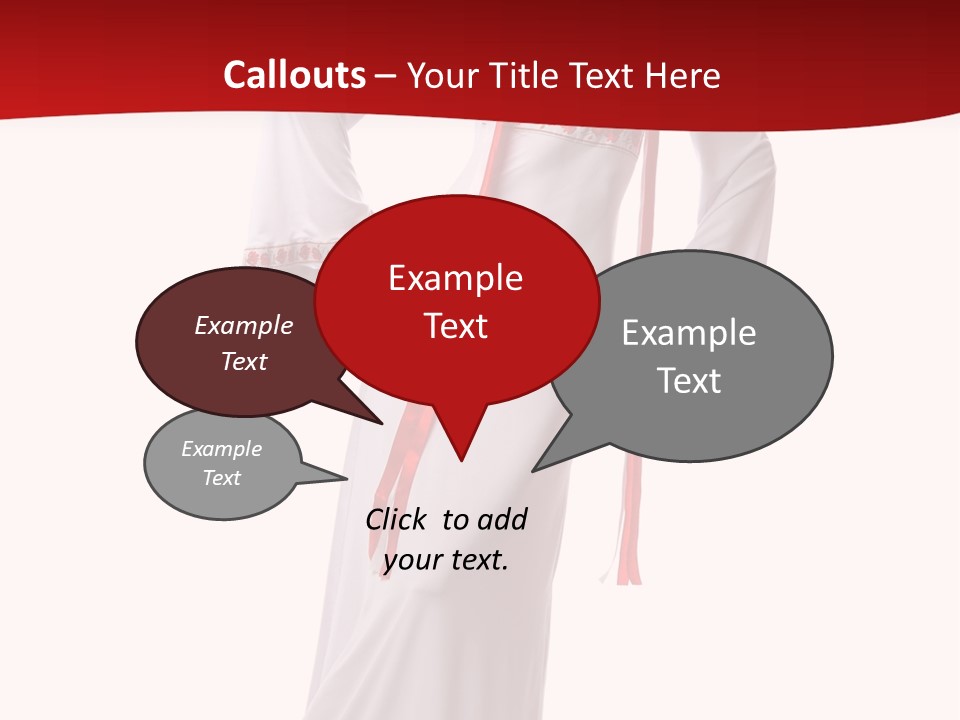 Smile Brunette Ornament PowerPoint Template