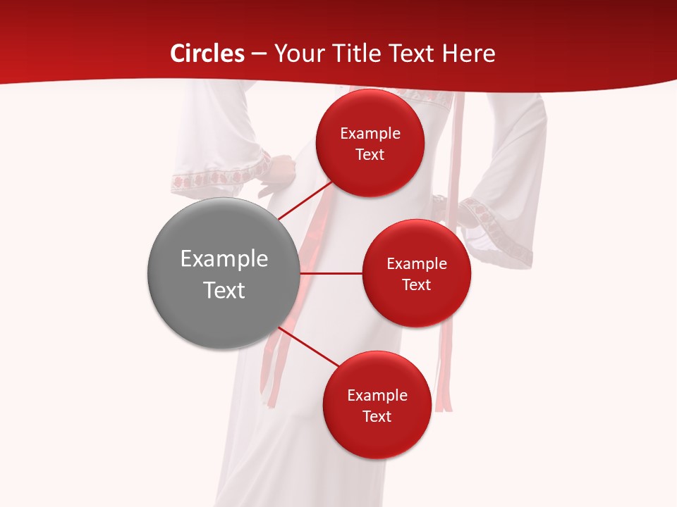 Smile Brunette Ornament PowerPoint Template