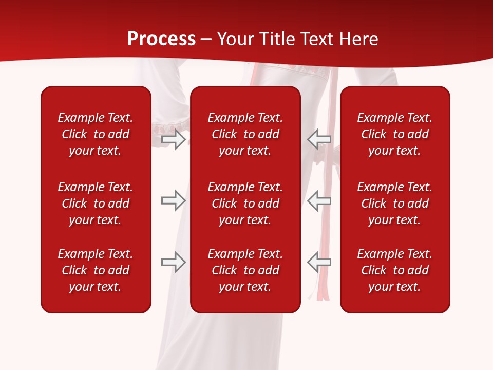 Smile Brunette Ornament PowerPoint Template