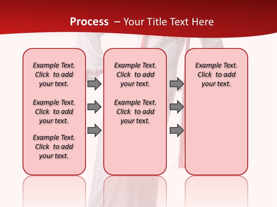 Smile Brunette Ornament PowerPoint Template