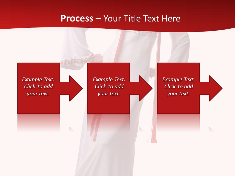 Smile Brunette Ornament PowerPoint Template