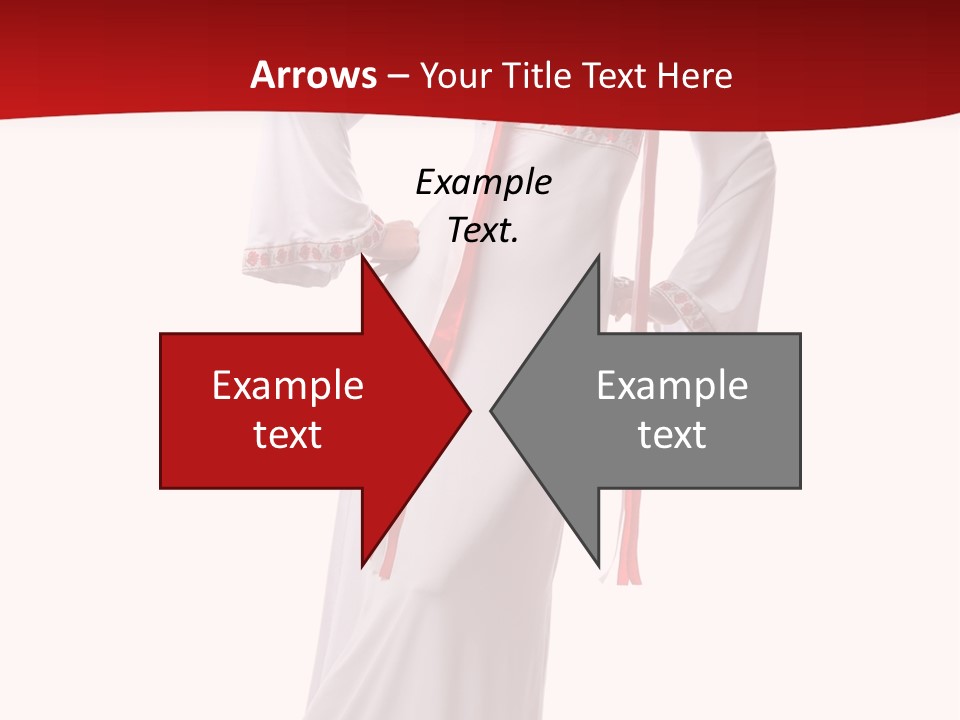 Smile Brunette Ornament PowerPoint Template