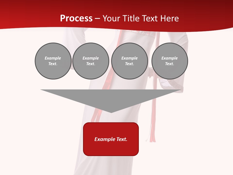 Smile Brunette Ornament PowerPoint Template