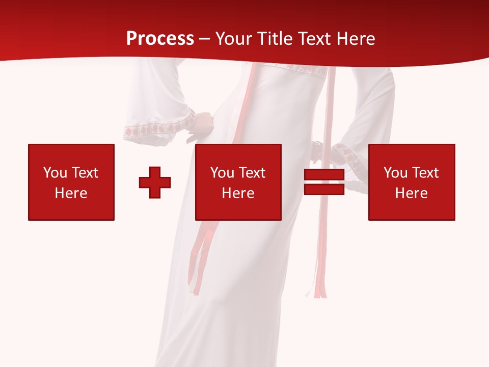 Smile Brunette Ornament PowerPoint Template