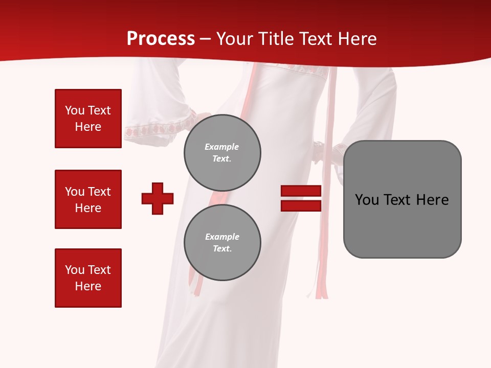 Smile Brunette Ornament PowerPoint Template