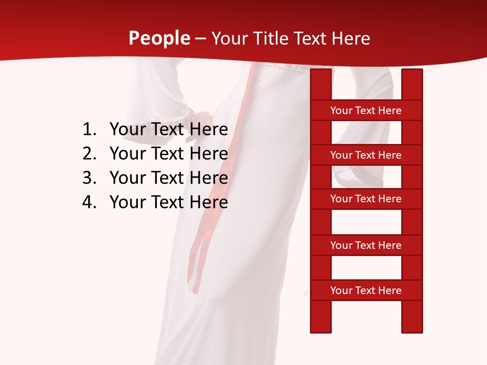 Smile Brunette Ornament PowerPoint Template