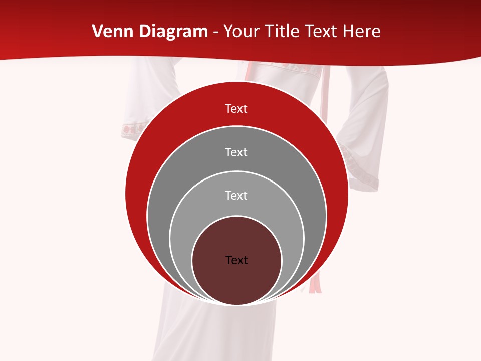 Smile Brunette Ornament PowerPoint Template