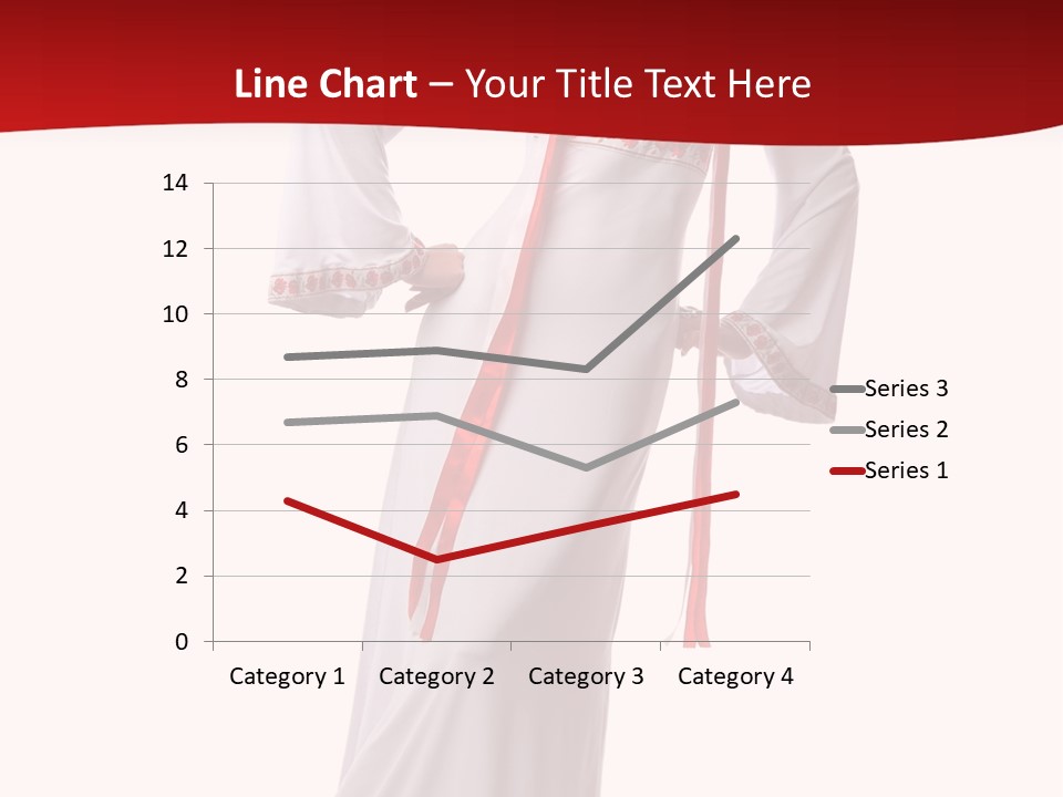 Smile Brunette Ornament PowerPoint Template
