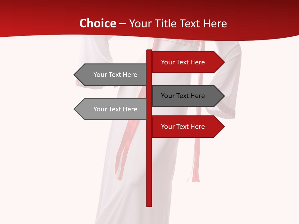 Smile Brunette Ornament PowerPoint Template