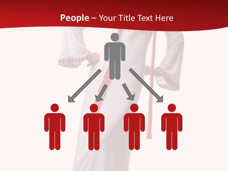 Smile Brunette Ornament PowerPoint Template