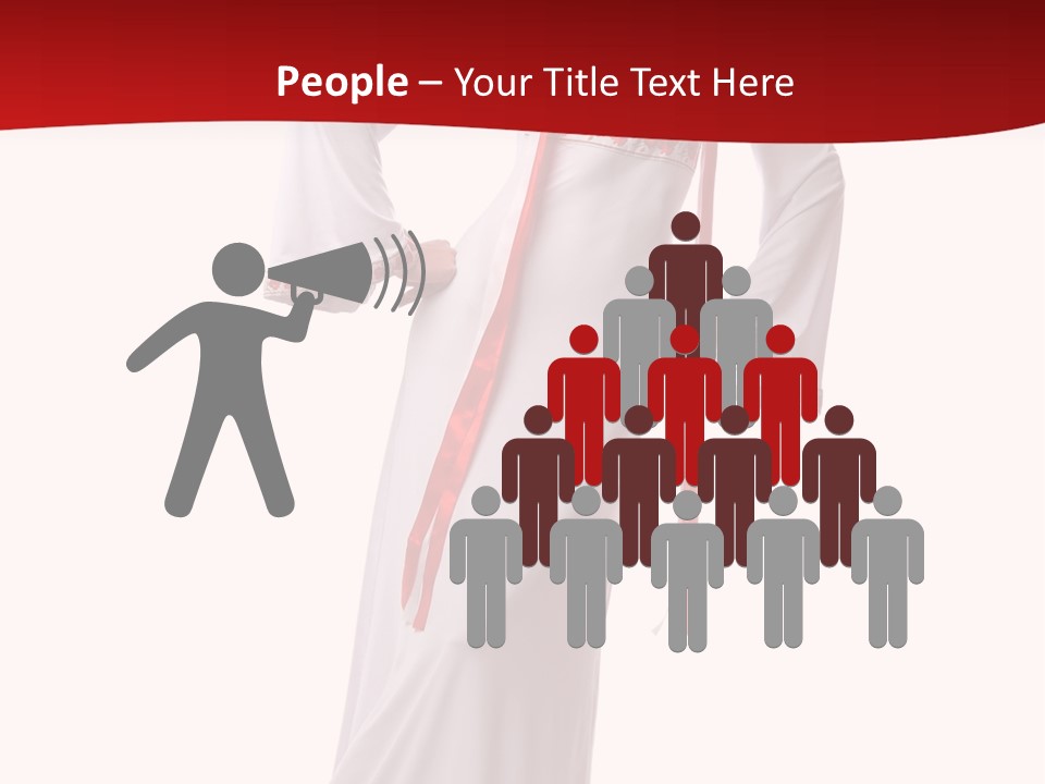 Smile Brunette Ornament PowerPoint Template