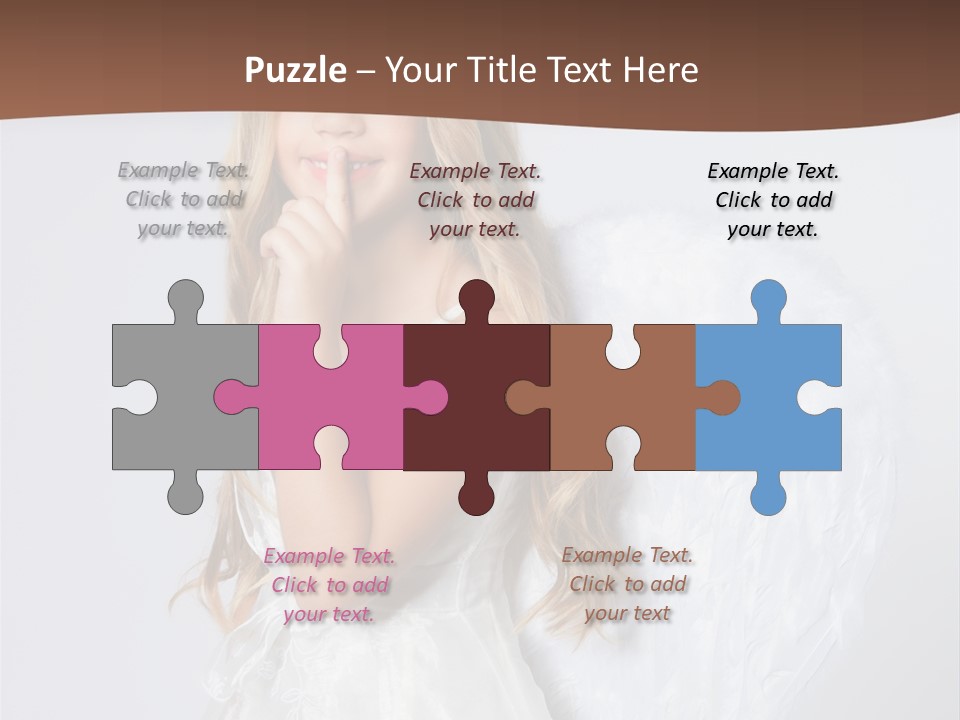 Costume White Playful PowerPoint Template