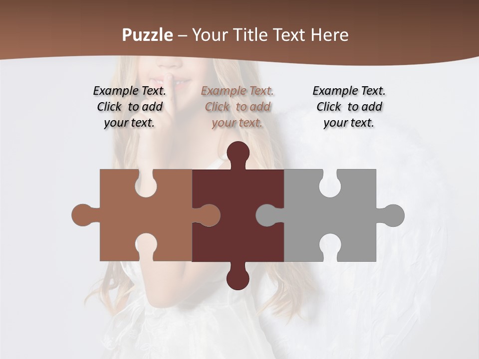 Costume White Playful PowerPoint Template