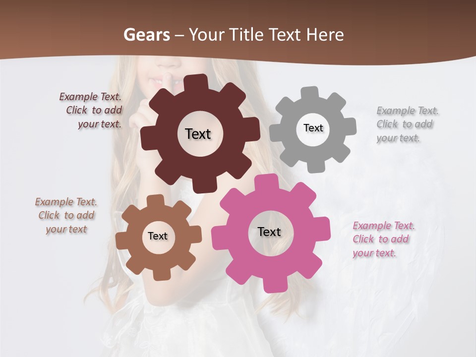 Costume White Playful PowerPoint Template