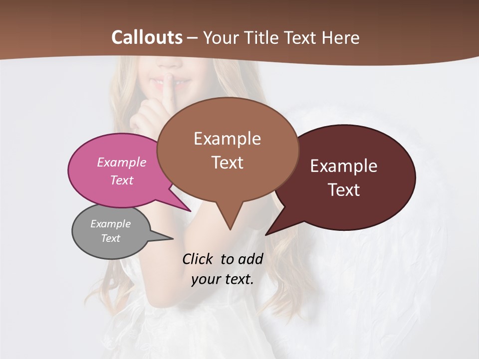 Costume White Playful PowerPoint Template